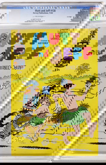 MUTT AND JEFF #138, CGC 9.4 NM --- HIGHEST GRADED