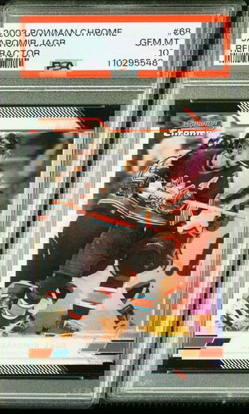 2000 Bowman Chrome JAROMIR JAGR Refractor /300 PSA 10