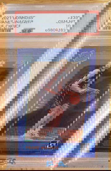 2021-22 Donruss Blue Choice Mojo Rated Rookie #/49 Franz Wagner #235 PSA 10 GEM MINT 