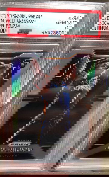 Zion Williamson Prizm rookie #248 silver PSA10