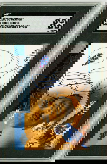 Eddie George 2000 Upper Deck Ovation Super Signatures Autograph /100 SGC 8 POP 1