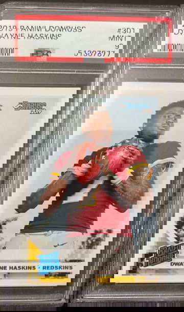 2019 donruss dwayne haskins psa 9