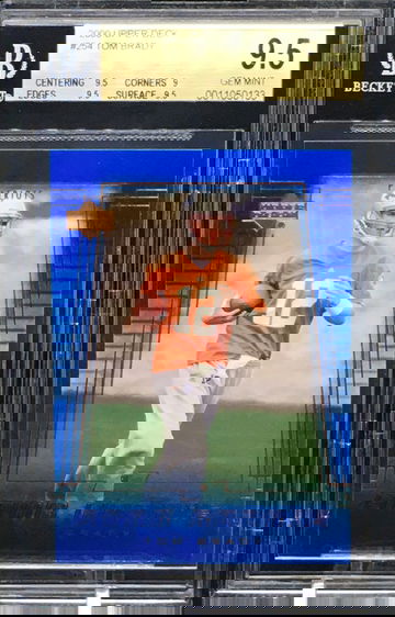 2000 Upper Deck Tom Brady RC Rookie BGS 9.5 Gem Mint