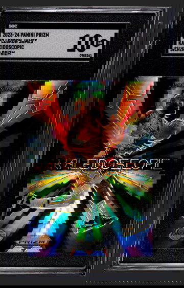 2023 Prizm Lebron James Kaleidoscopic Silver Prizm SGC 10 Gem Mint