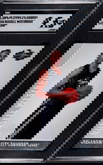 2008-09 Russell Westbrook Topps Co-Signers RC #391/2008