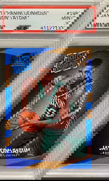 JAYSON TATUM 2017 DONRUSS RATED ROOKIE PSA 9 MINT