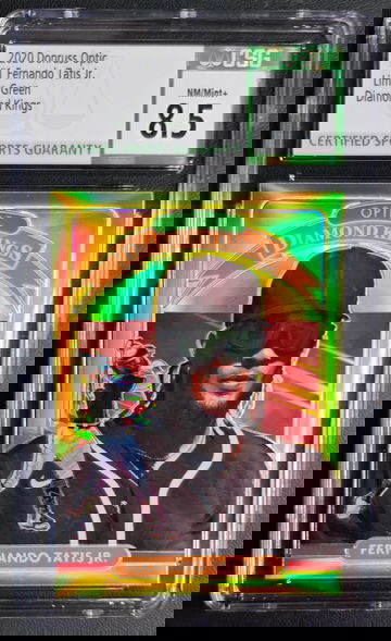 2020 Donruss Optic DK Lime Green Fernando Tatis Jr. CSG 8.5 NM-MT+