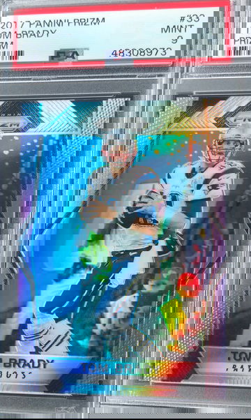 2017 Panini Prizm Tom Brady #33 PSA 9 MINT