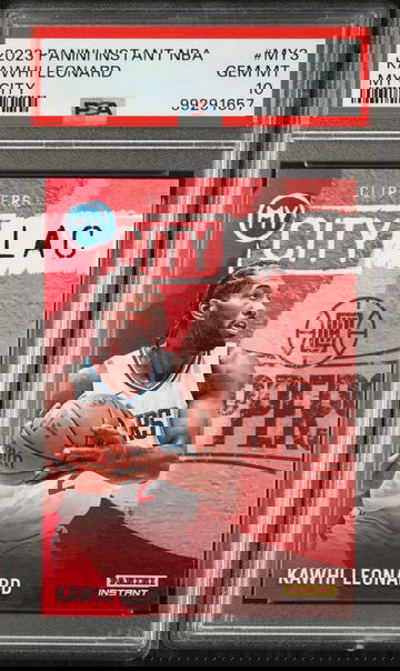 Kawhi Leonard 2023 Panini MyCity NBA #MY-3 Basketball Card PSA 10 Gem Mint