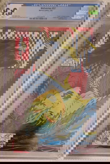 Wolverine #57 CGC 9.8 Death of Mariko