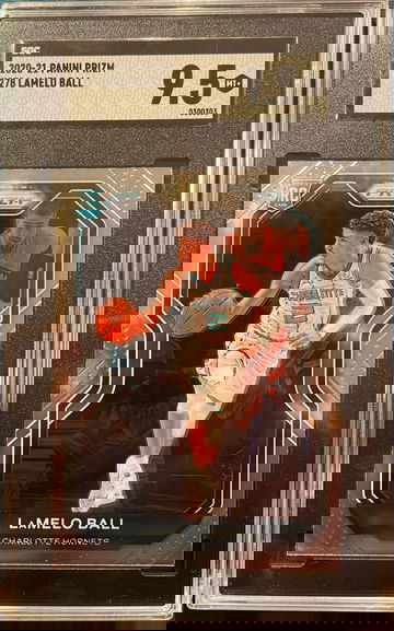 2020-21 Panini Prizm LaMelo Ball RC SGC 9.5