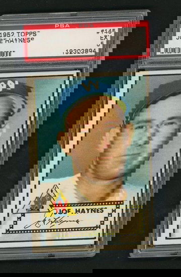 1952 Topps 145 Joe Haynes PSA 5 EX