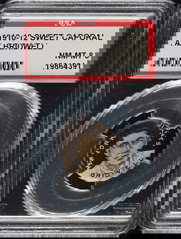 1910-12 Sweet Caporal Al Bridwell New York Giants  PSA 8 NM/MT