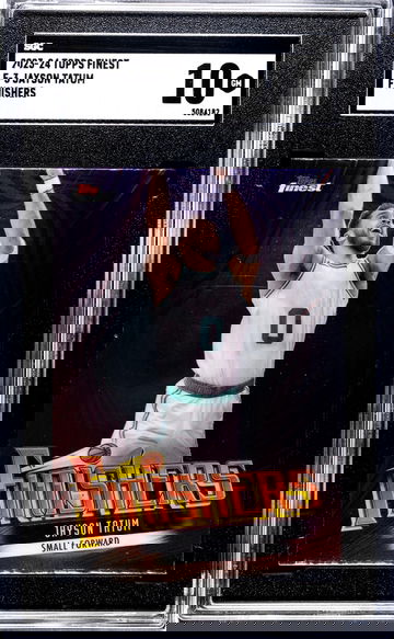 2023-24 Topps Finest Finishers Jayson Tatum #F-3 SGC 10