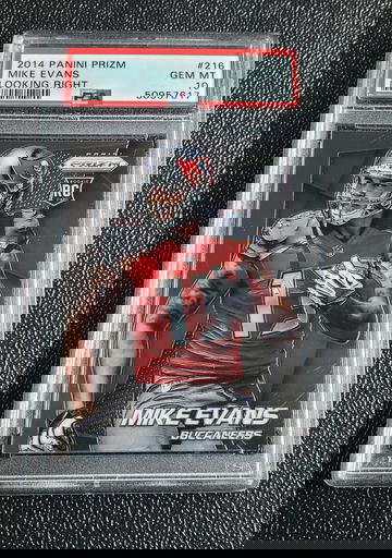 2014 Panini Prizm 216 Mike Evans Looking Right PSA 10