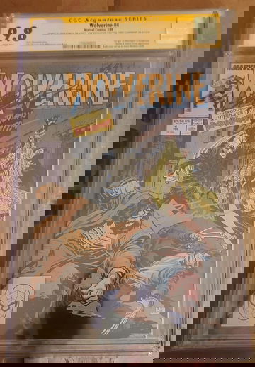 Wolverine #4 CGC/SS 9.8 (1st Bloodsport & Roughouse) 3x Signed by Claremont, Romita Sr,  & Defalco