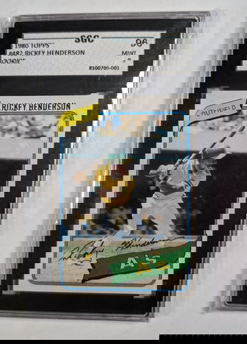 1980 Topps Rickey Henderson SGC 9