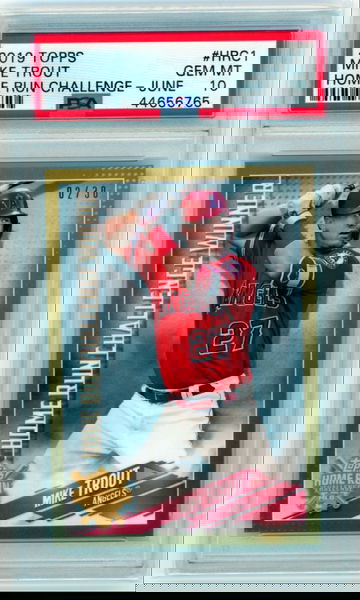 2019 Topps Home Run Challenge-June #HRC1 Mike Trout PSA 10 GEM MINT!