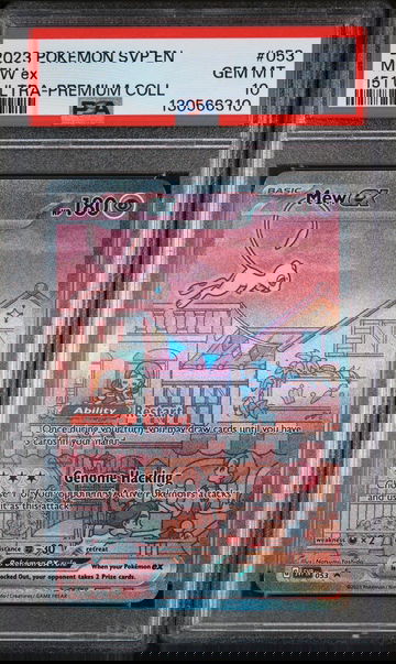 2023 Pokemon Scarlet and Violet Black Star Promo 151 Ultra Premium Collection Mew Ex #053 PSA 10