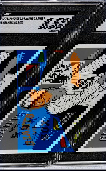 1971 Fleer World Series #15 1917 Giants  vs. White Sox Red Faber SGC 8.5 NM/MT+