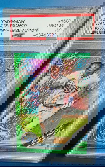 2019 Bowman Chrome Wander Franco Green Shimmer RC #/99 Gem Mint 💎 