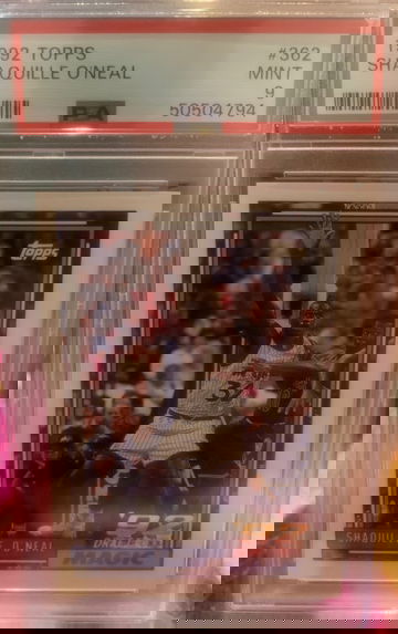 1992 Topps Shaquille O’Neal PSA 9