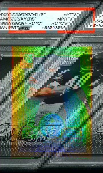 Gale Sayers Edgerrin James Passing the Torch Dual Auto