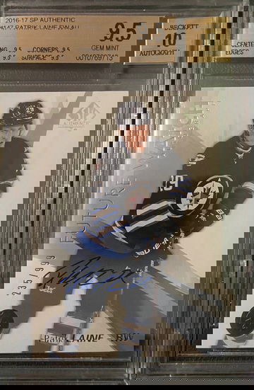 2016-17 SP Authentic Patrik Laine Future Watch RC Auto BGS 9.5 True Gem