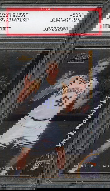 1998 Finest Dirk Nowitzki PSA 10