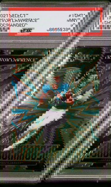 2021 Trevor Lawrence Select Turbocharged TUR1 Rookie RC PSA 9 