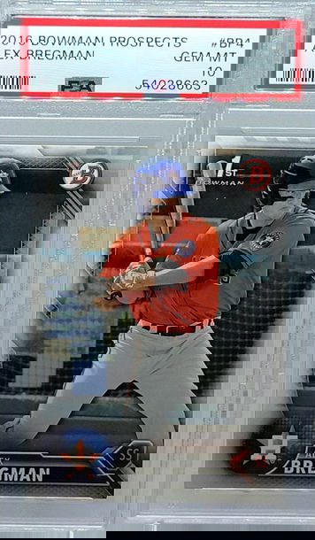 2016 BOWMAN PROSPECTS #BP4 ALEX BREGMAN PSA 10