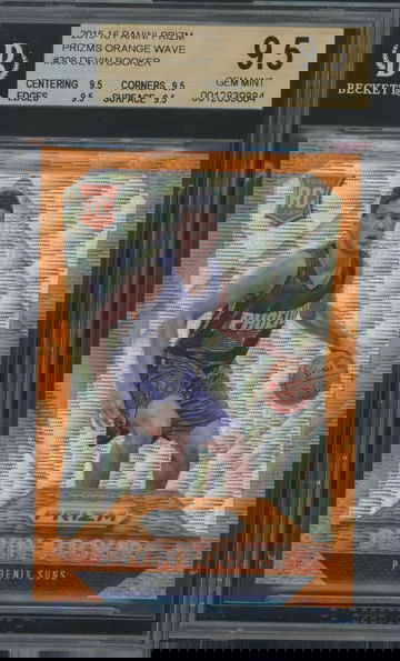 Devin Booker Prizm 2015 Orange Wave BGS 9.5