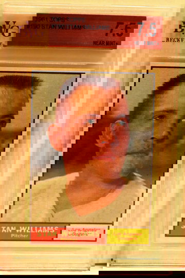 1961 Topps #190 Stan Williams BVG 7.5 Near Mint +