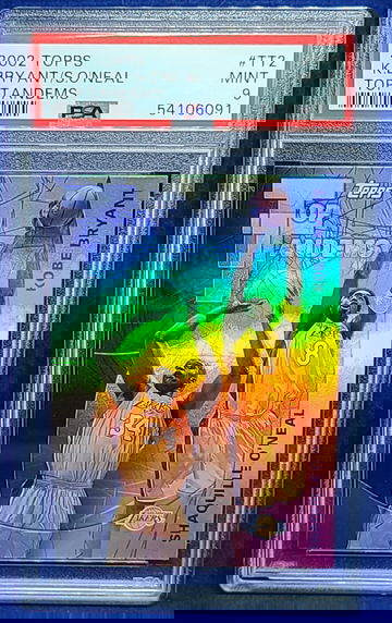 2002 Topps Kobe Bryant Shaquille O'Neal #TT2 Top Tandems PSA 9