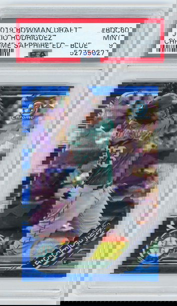 2019 Bowman Draft Sapphire Julio Rodriguez Blue /99