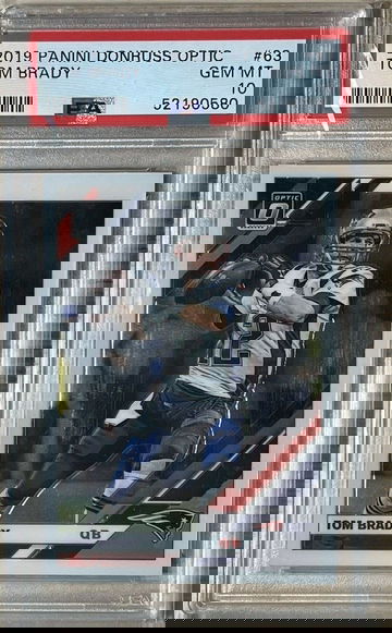 2019 Panini Donruss Optic #63 TOM BRADY Base PSA 10 GEM