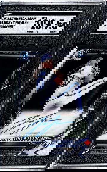 Ricky Tiedemann Auto 2021 Bowman Chrome Draft CDA-RTI