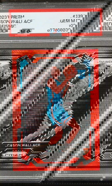 2023 Cason Wallace Red Seismic /299 PSA 10 Pop 1