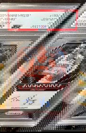 2020 Prizm #TRA Signatures Trae Young PSA 10 