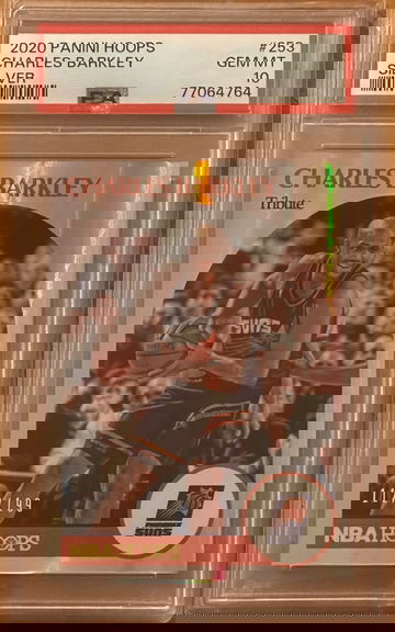2020 Panini Hoops #253 Charles Barkley - Silver - PSA 10 - POP 1