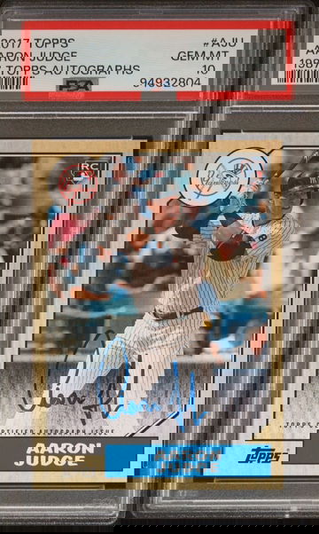 2017 Topps Aaron Judge Auto PSA 10