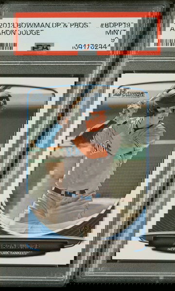 2013 Bowman Draft Picks & Prospects Aaron Judge #BDPP19 PSA 9