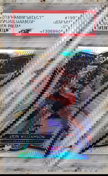 2019 Select Silver Prizm ZION WILLIAMSON #199 PSA 10 PREMIER LEVEL