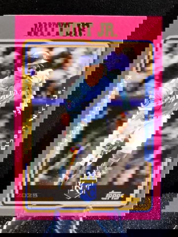 Bobby Witt Jr.  2025 Topps Archives  Pink Foilboard #260  Royals 