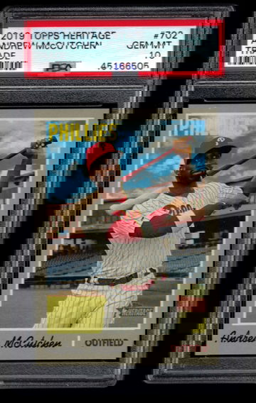 2019 Heritage Andrew McCutchen Trade PSA 10