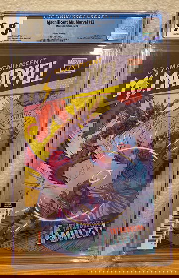 The Magnificent Ms. Marvel 13 CGC 9.8 1st Appearance of Amulet