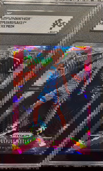 2019-20 Panini Prizm Pink Ice Darius Bazley THUNDER RC Rookie SGC 9