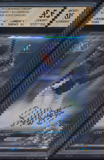 2017 Bowman Chrome Jesus Sanchez BGS 9.5/10