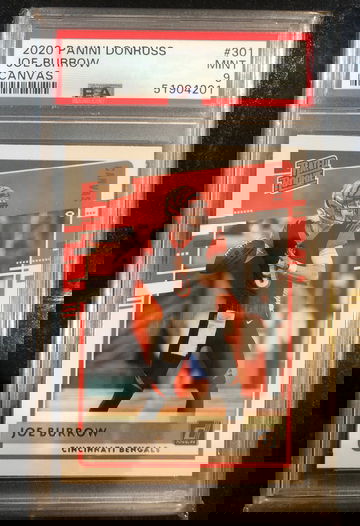 2020 Donruss Joe Burrow #301 Canvas PSA 9 MINT