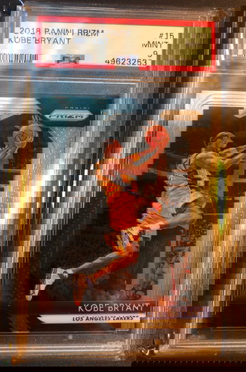 Kobe Bryant 2018 Panini Prizm PSA 9